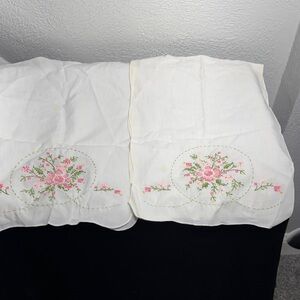 Floral Hand-Embroidered Table Runners